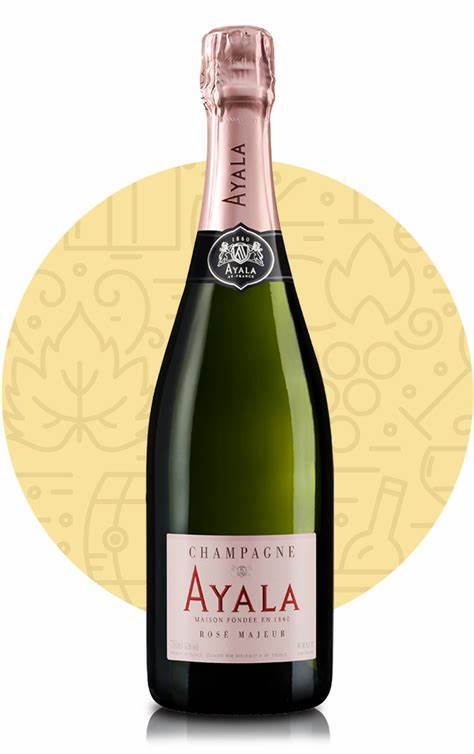 Champagne AYALA Rose (Champagne Glass 2脚 Gift)数量限定 シャンパーニュ アヤラ ロゼ (シャンパングラス  2脚 ギフト)数量限定